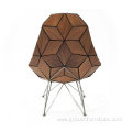 Diamond Shaped Tiles Into Chair for Living Room